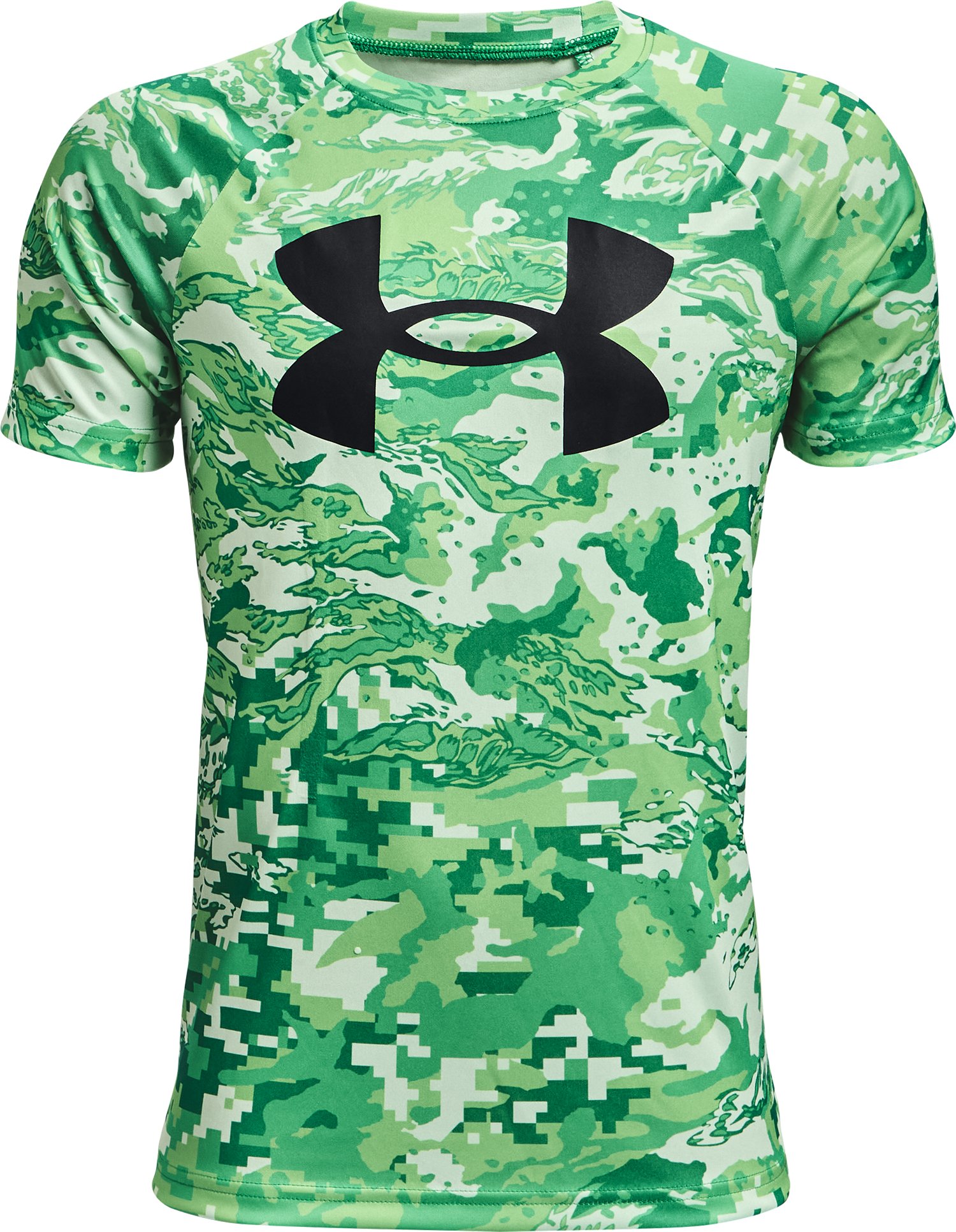UA Tech Big Logo Printed Boys' Short Sleeve 44