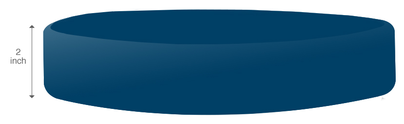 Blank Silicone Wristband 1