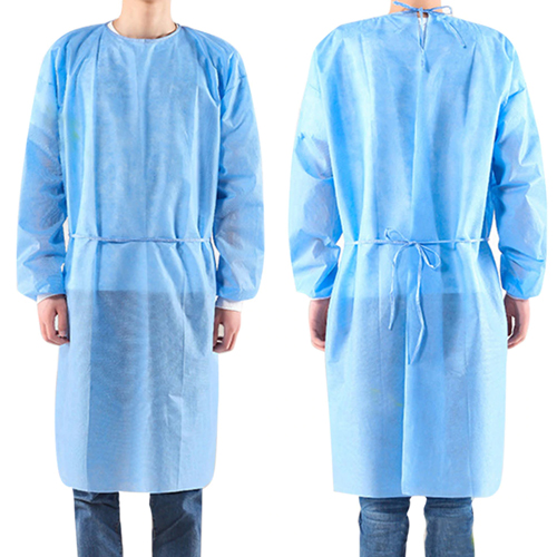 Disposable Pe Laminated Polypropylene Gown - Level 2 1