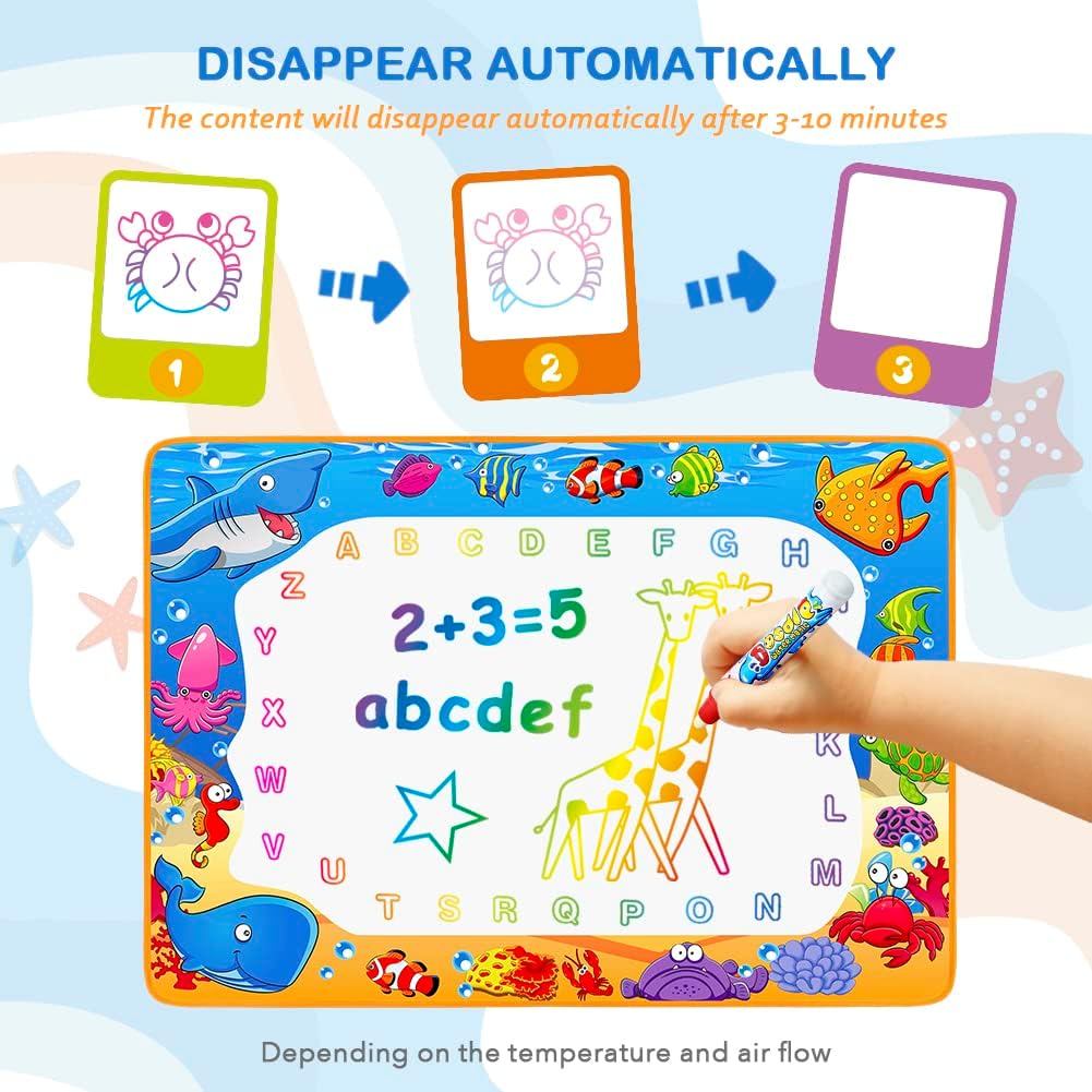 Kids Painting Writing Color Doodle Drawing Mat 6