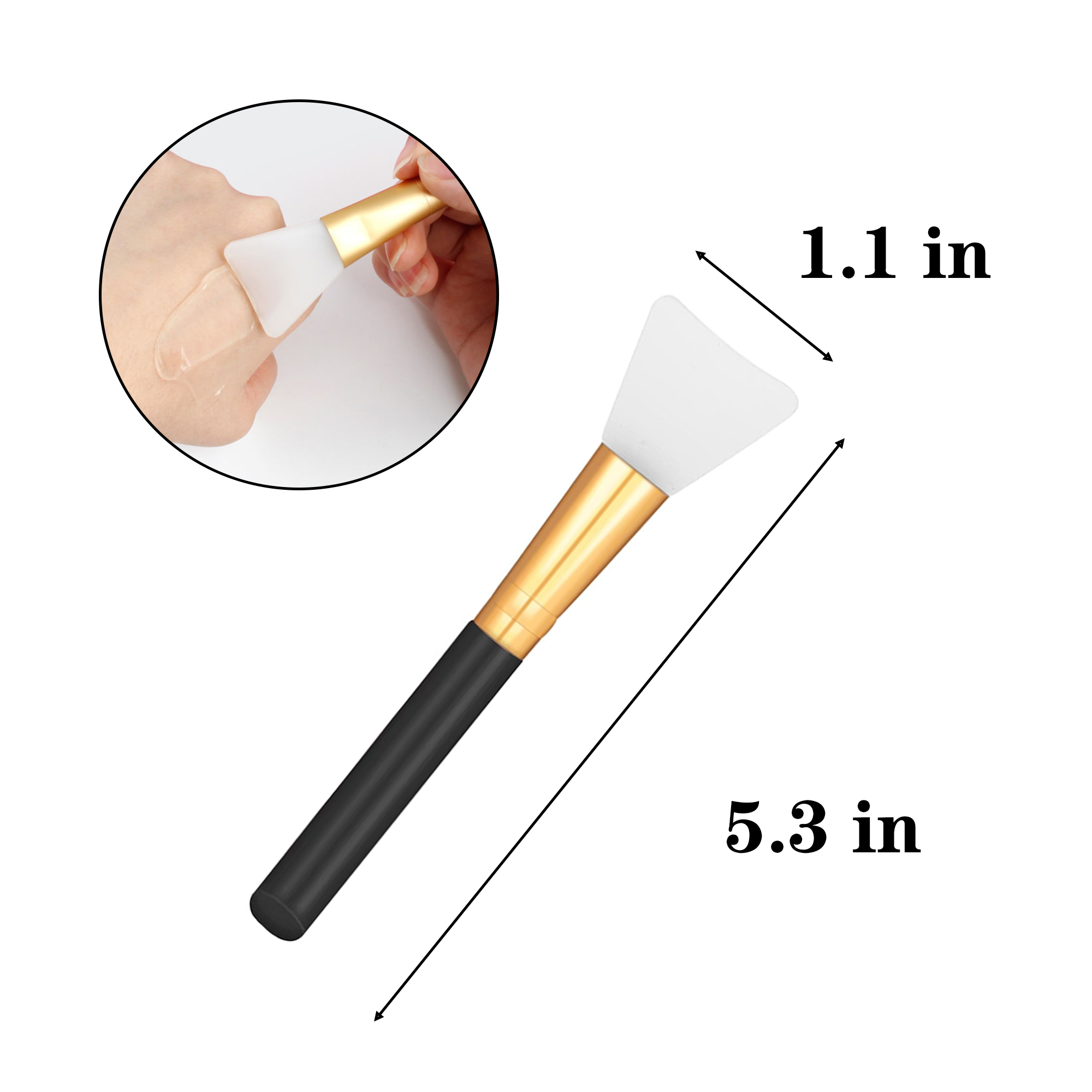 Travel Silicone Beauty Mask Brush 1