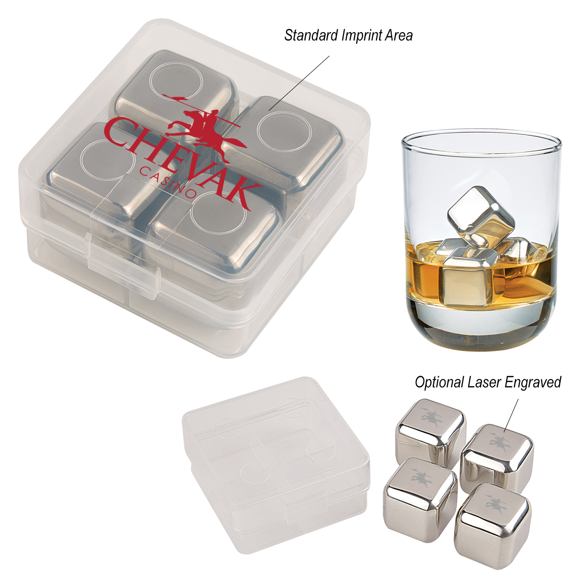 Stainless Steel Ice Cubes 4