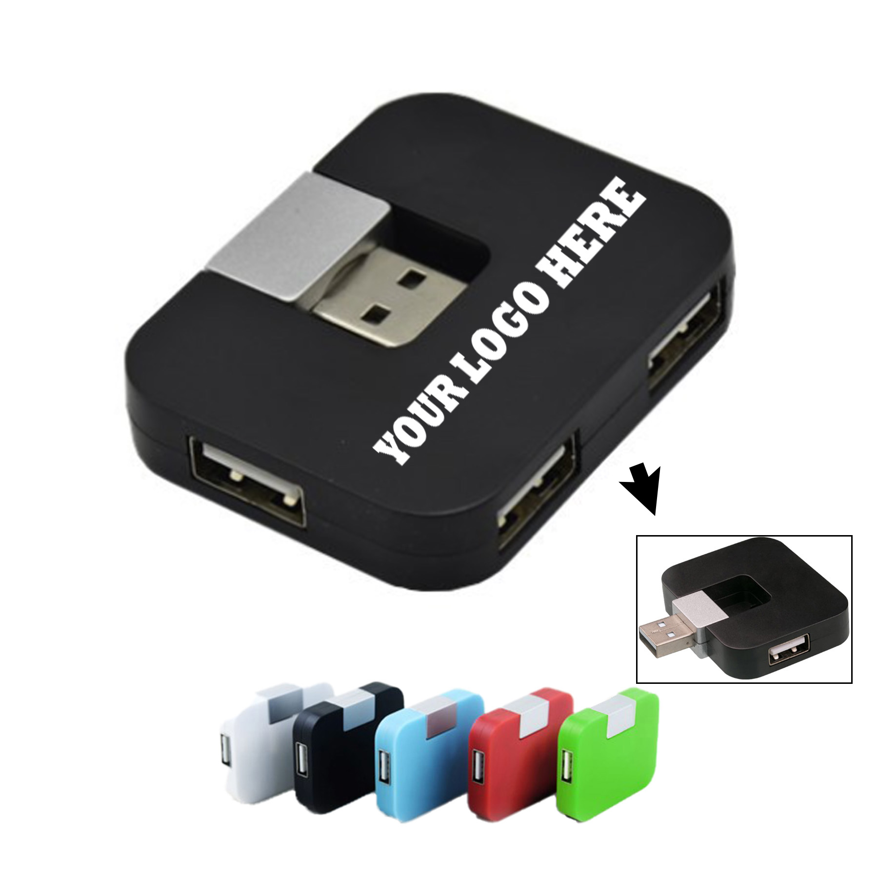 4 Port USB Hub 1