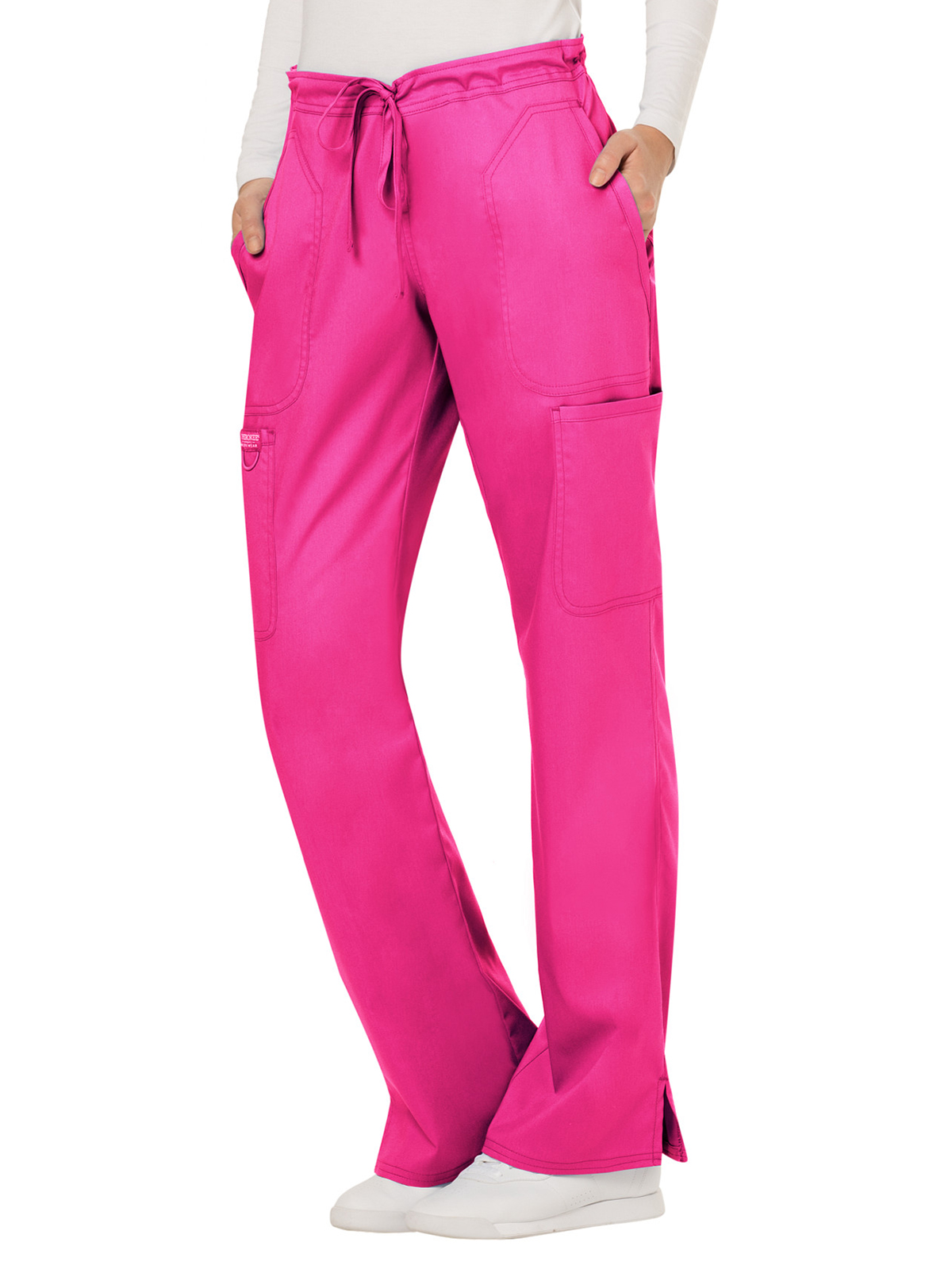 Cherokee - Workwear Revolution - Women's 5-Pocket Mid Rise Drawstring Pant 12