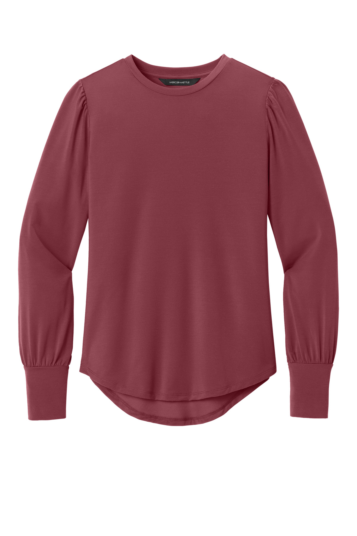 Mercer+Mettle Women's Stretch Jersey Long Sleeve Blouson Top MM1019 20