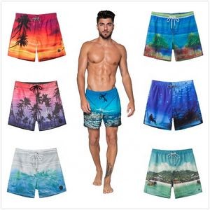 Mens Swimwear Shorts Breathable Hawaii Shorts 4