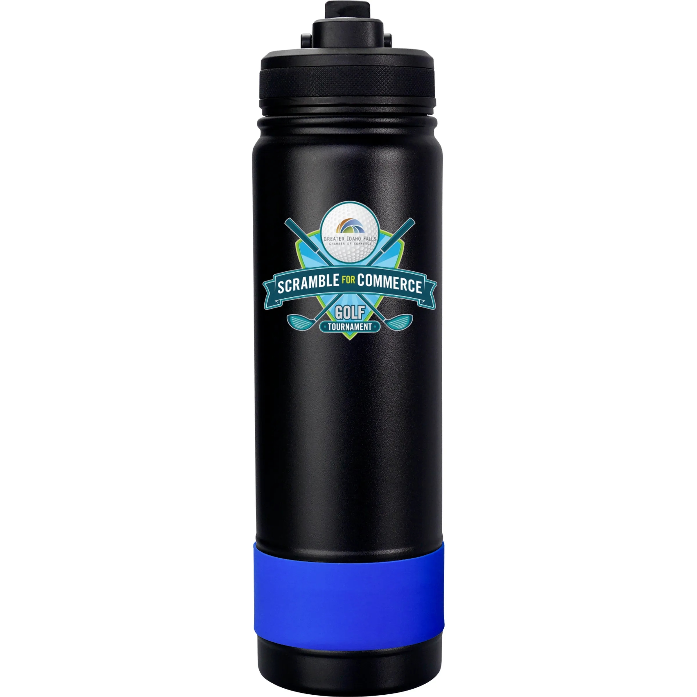 Pop Up 24 oz. Colorful Banded Bottle 5