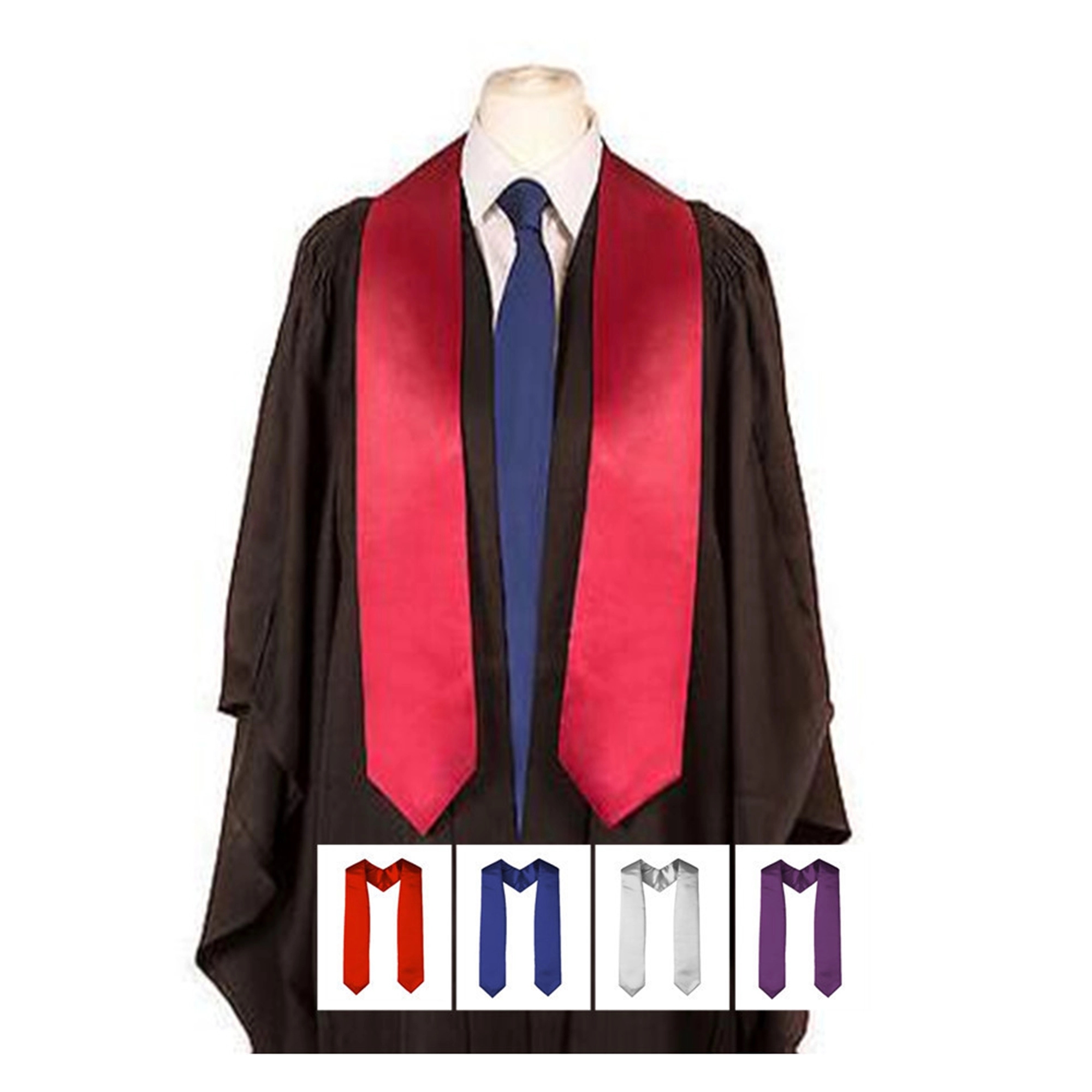 Professional Graduation Gown Cap Stole 2