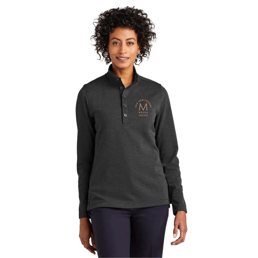 Brooks Brothers(R) Women's Mid-Layer Stretch Half-Button 2