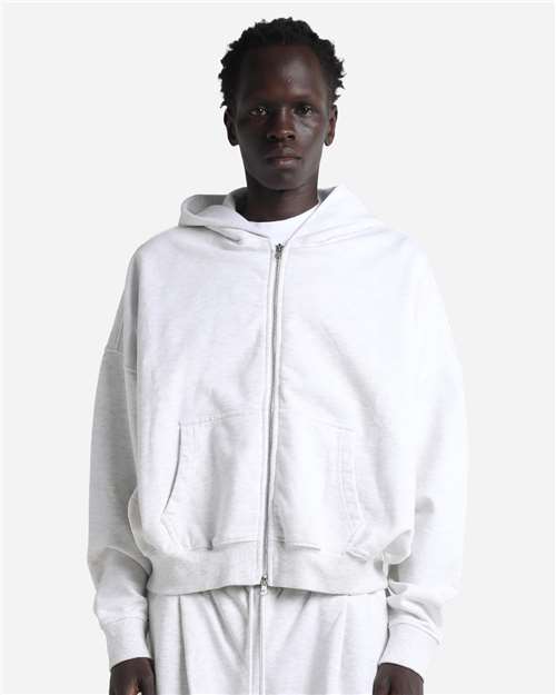 Unisex Garment-Dyed Cropped Full-Zip Hoodie Sweatshirt - SHGCZ, custom hoodie or sweatshirt with logo imprint 10