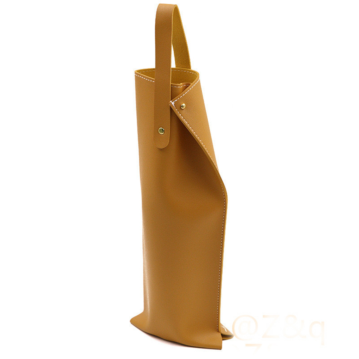 Leather Portable Wine Packaging Bag Bottle Protection 7