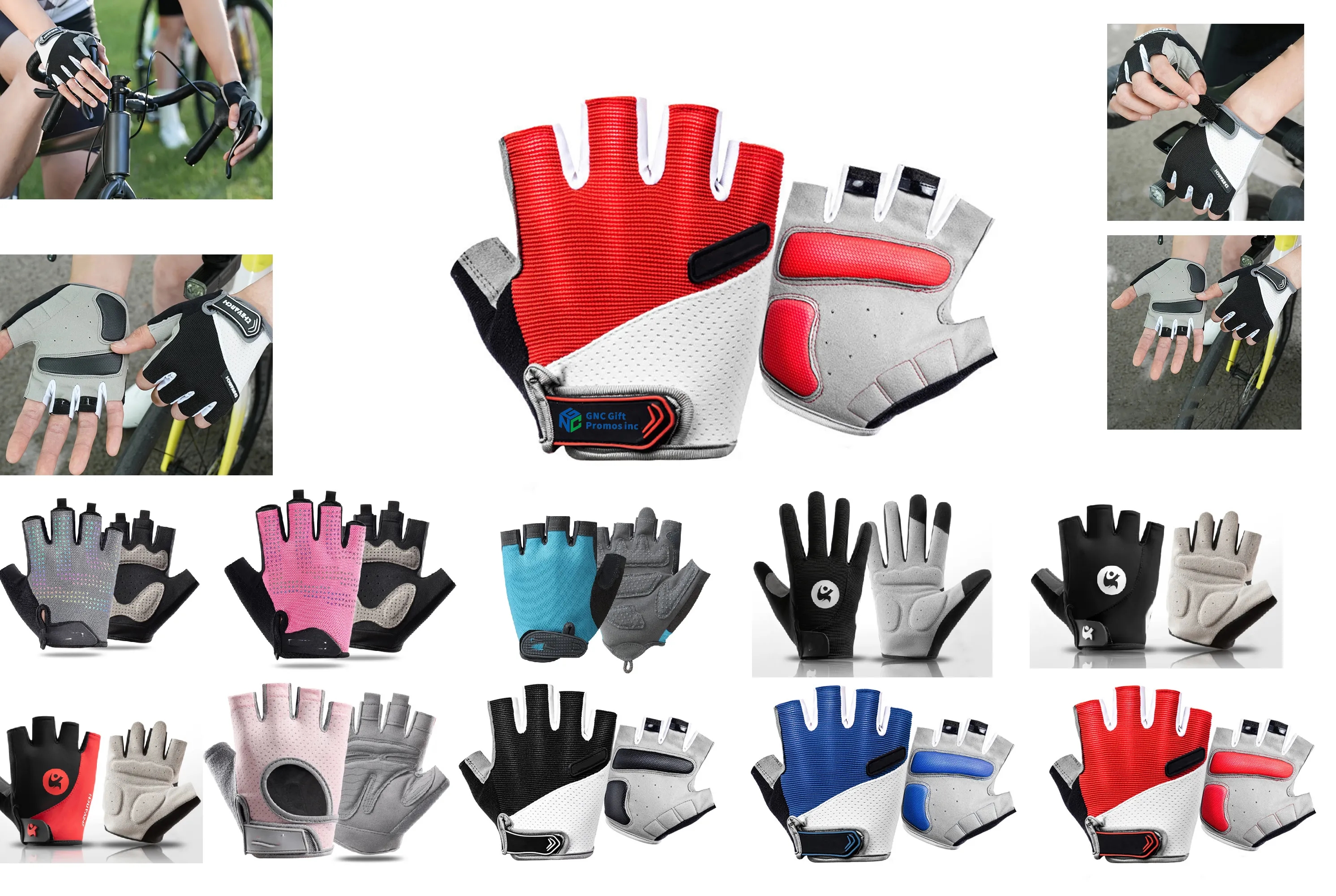 Outdoor Mountain Bike Half-Finger Non Slip Gloves 4