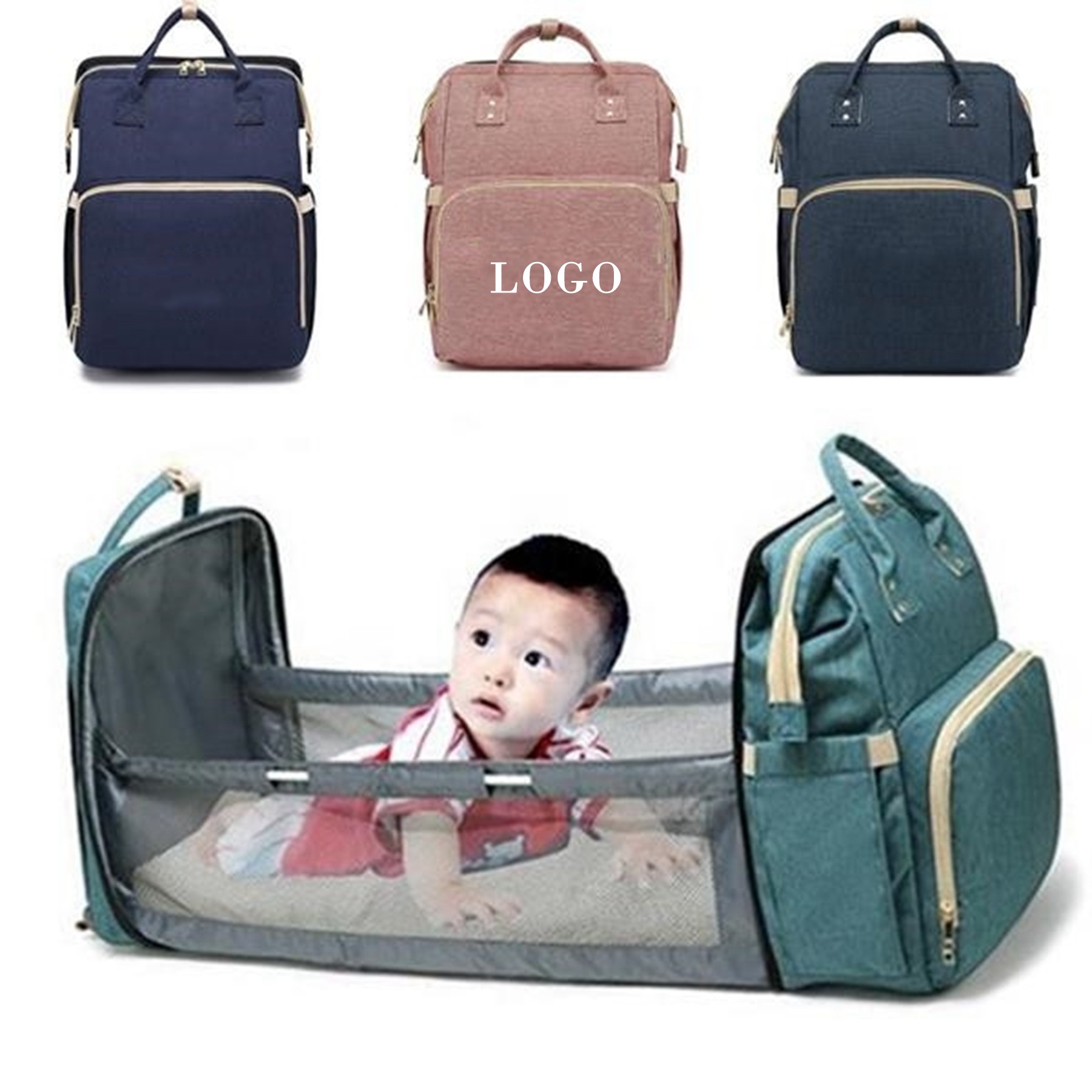 Baby Bed Diaper Bag Backpack