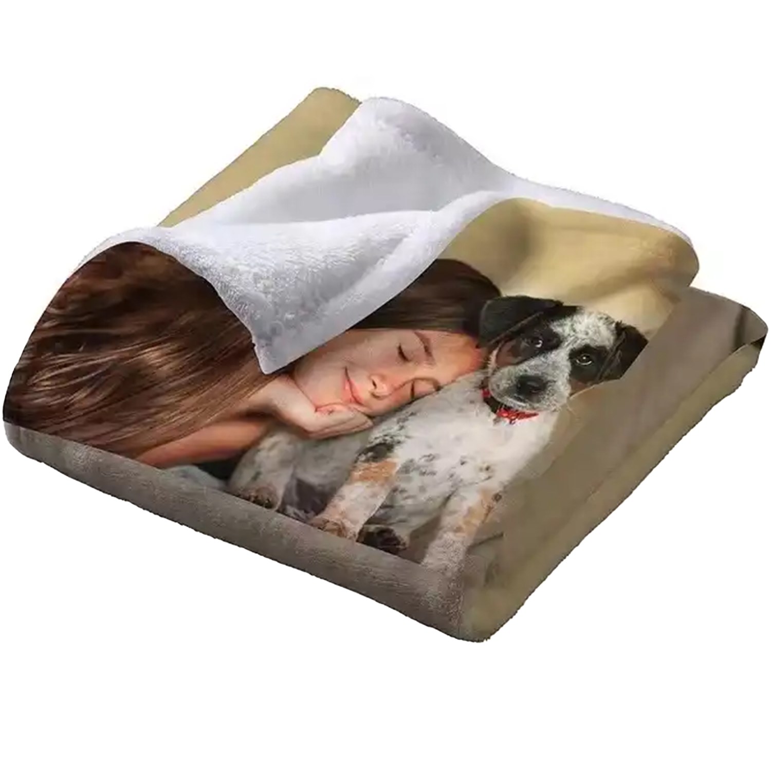 30" x 40" Plush Silk Touch Sublimation Blanket 300 GSM 6