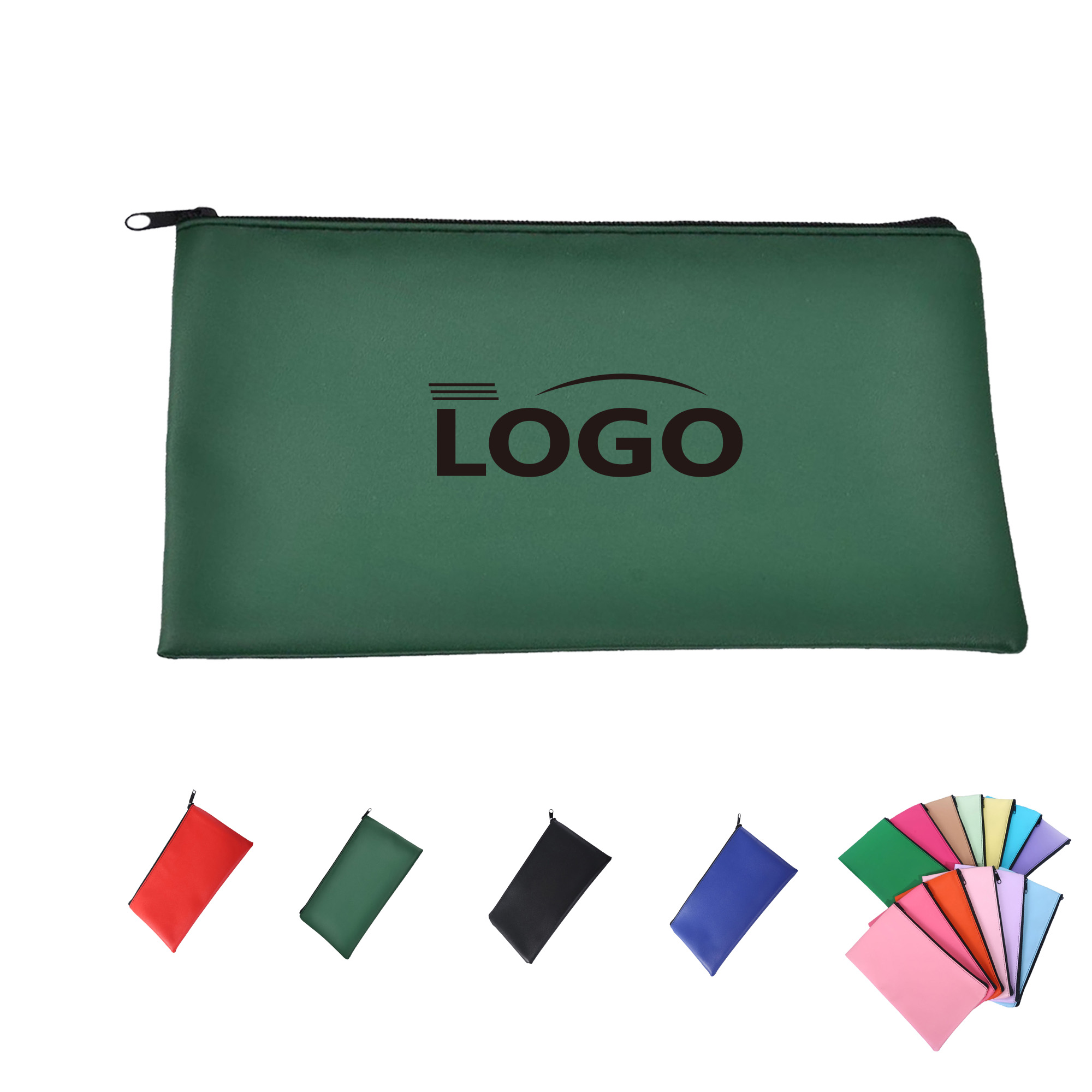 Vibrant Leather Zipper Bag 5