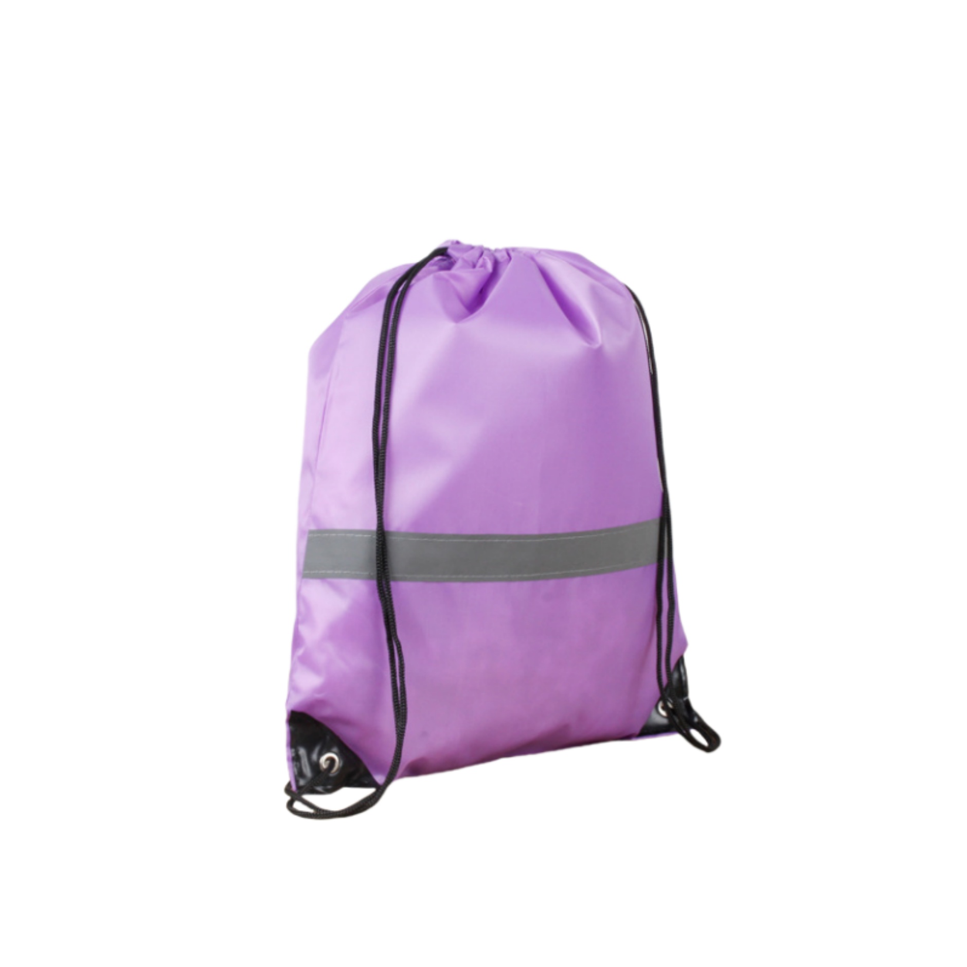 Drawstring Backpacks Bags with Reflective Strip 4