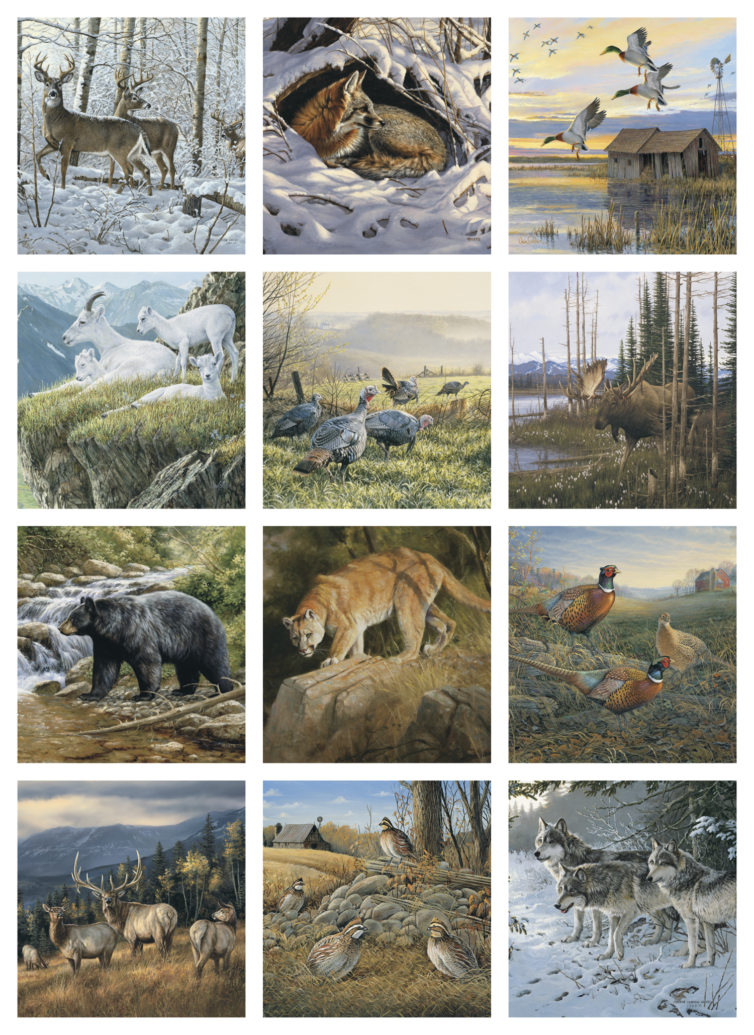 Triumph® Calendars Wildlife Art Calendar 55