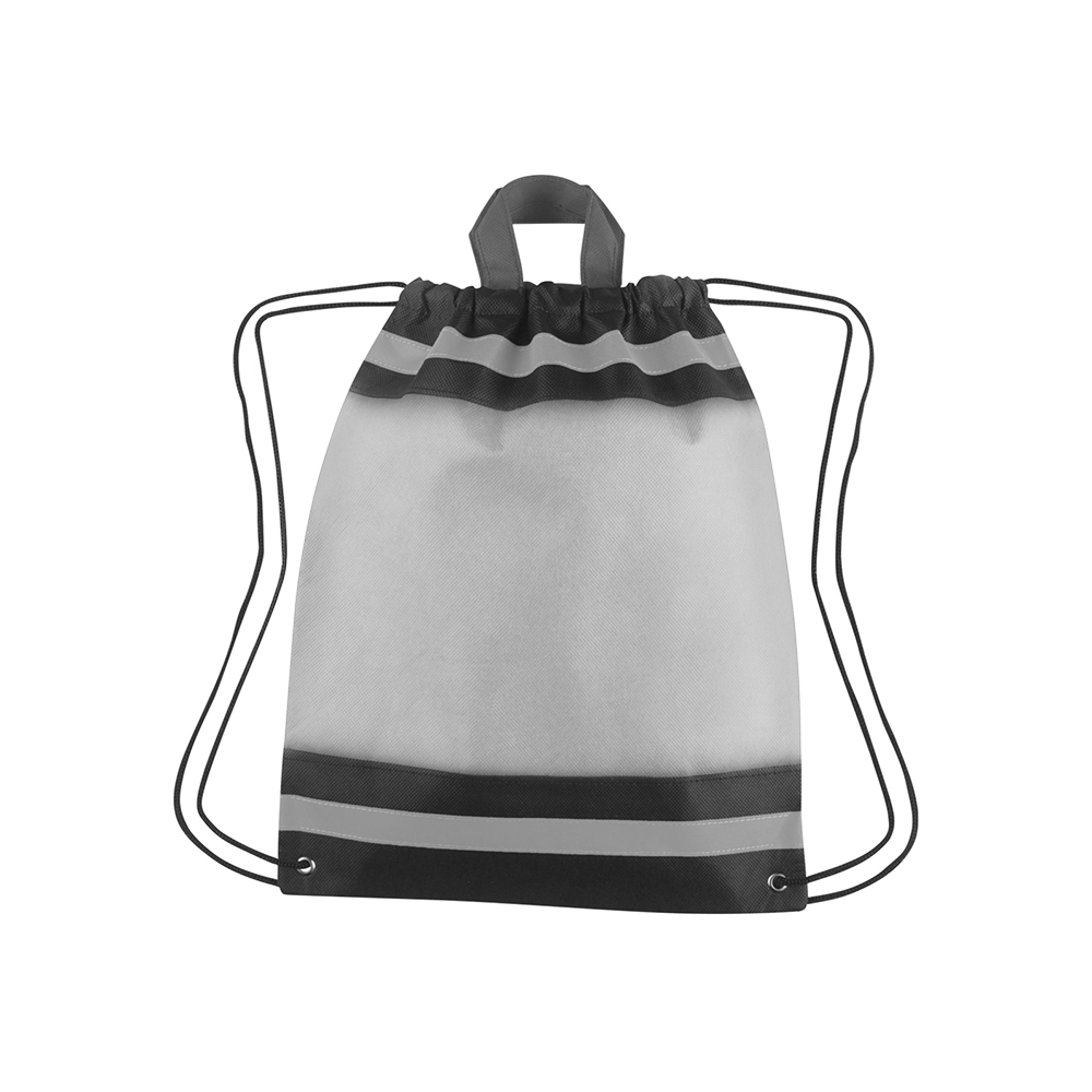 Horizon Reflective Drawstring Backpack Tote 25