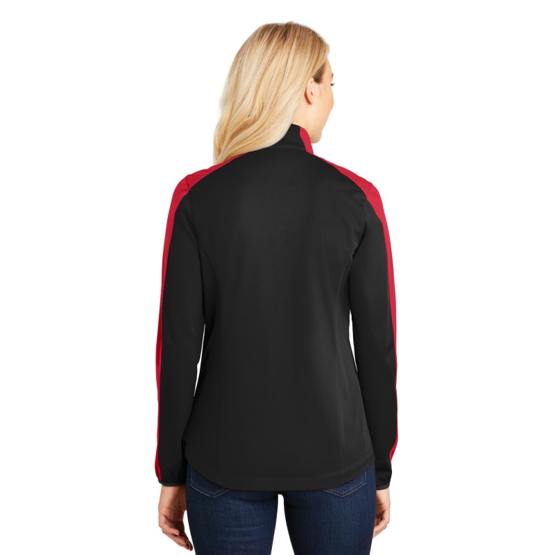 Port Authority Women's Active Colorblock Soft Shell Jacket. 7