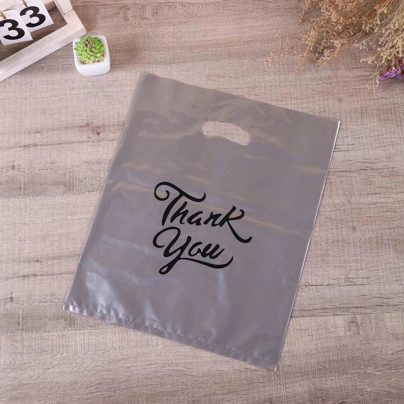 Plastic Bag With Die Cut Fold-over Reinforced Handle 4