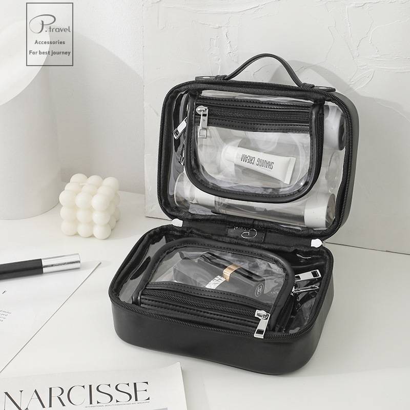 Transparent Waterproof Makeup & Toiletry bag 1
