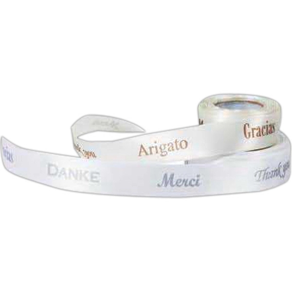 Satin Thank You Ribbon