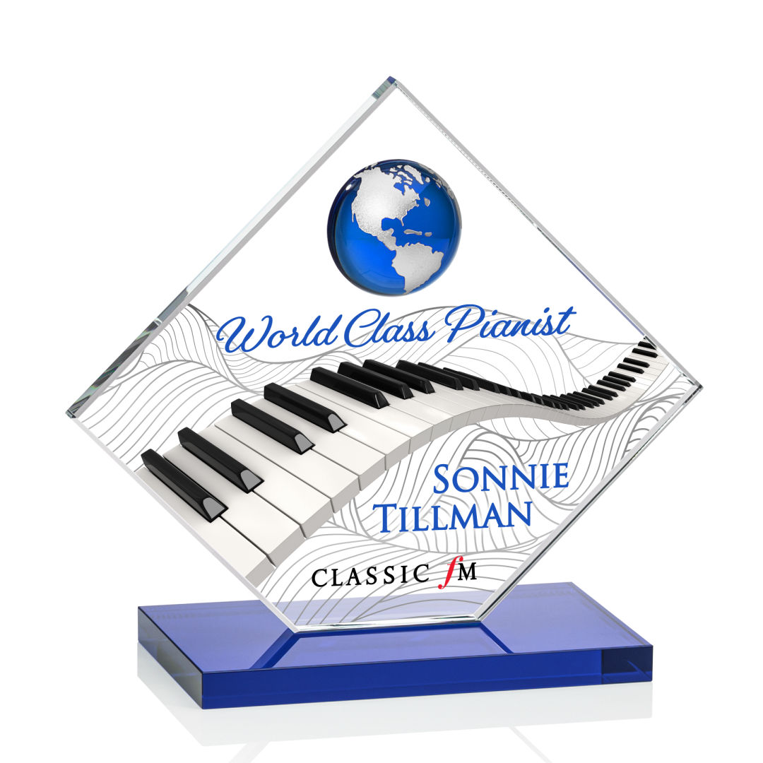 Ferrand VividPrint™ Award - Blue/Silver 1
