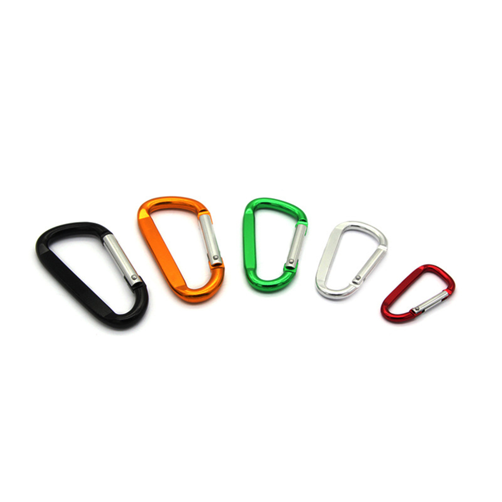 #8 D-shaped 15g carabiner backpack hook 2
