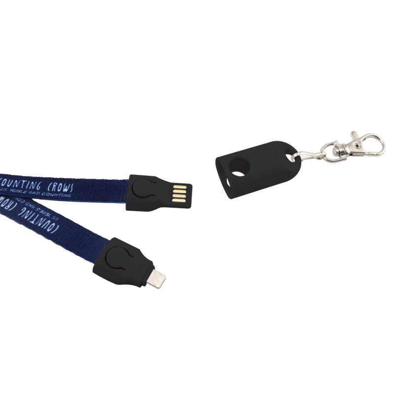 Fabric Lanyard Charging Cable 6
