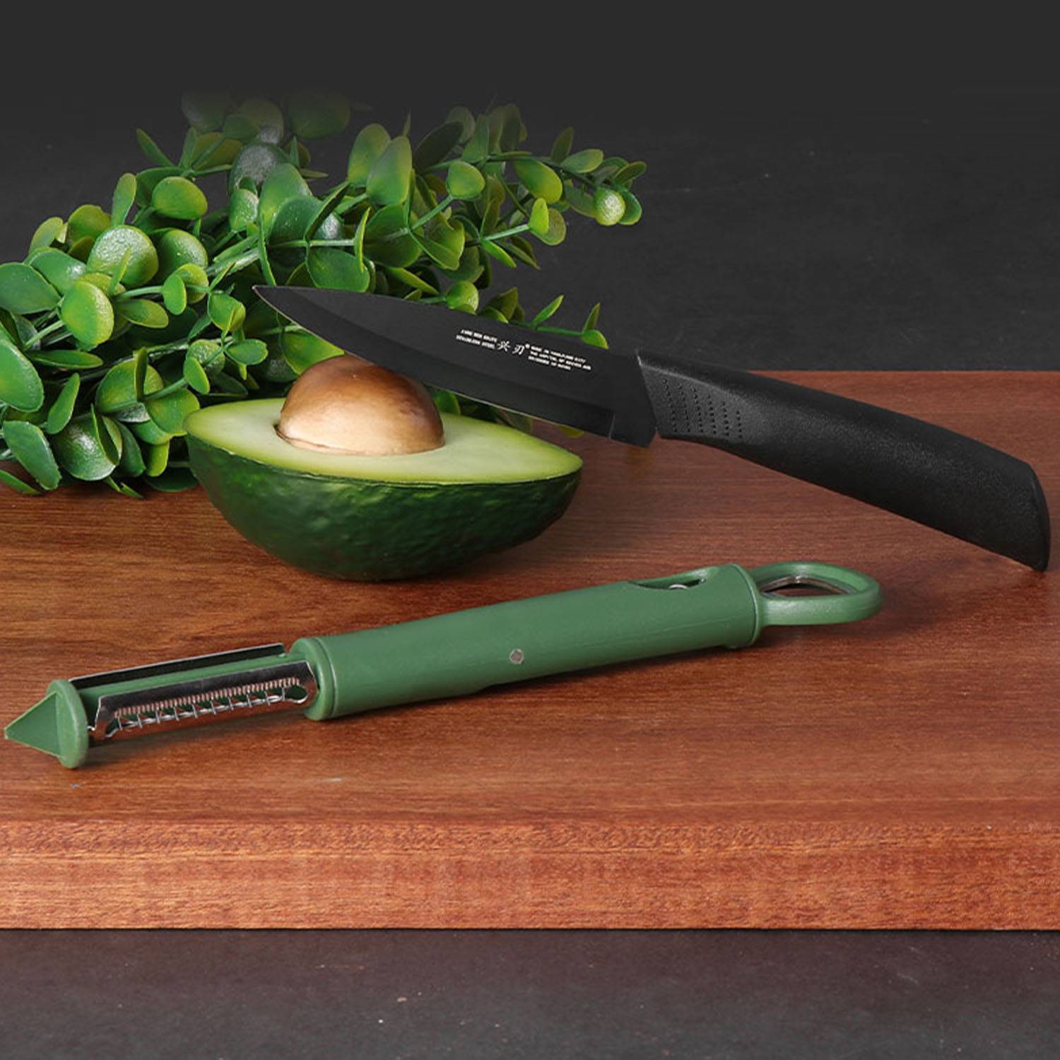 Peeling fruit knife and bottle opener set 2