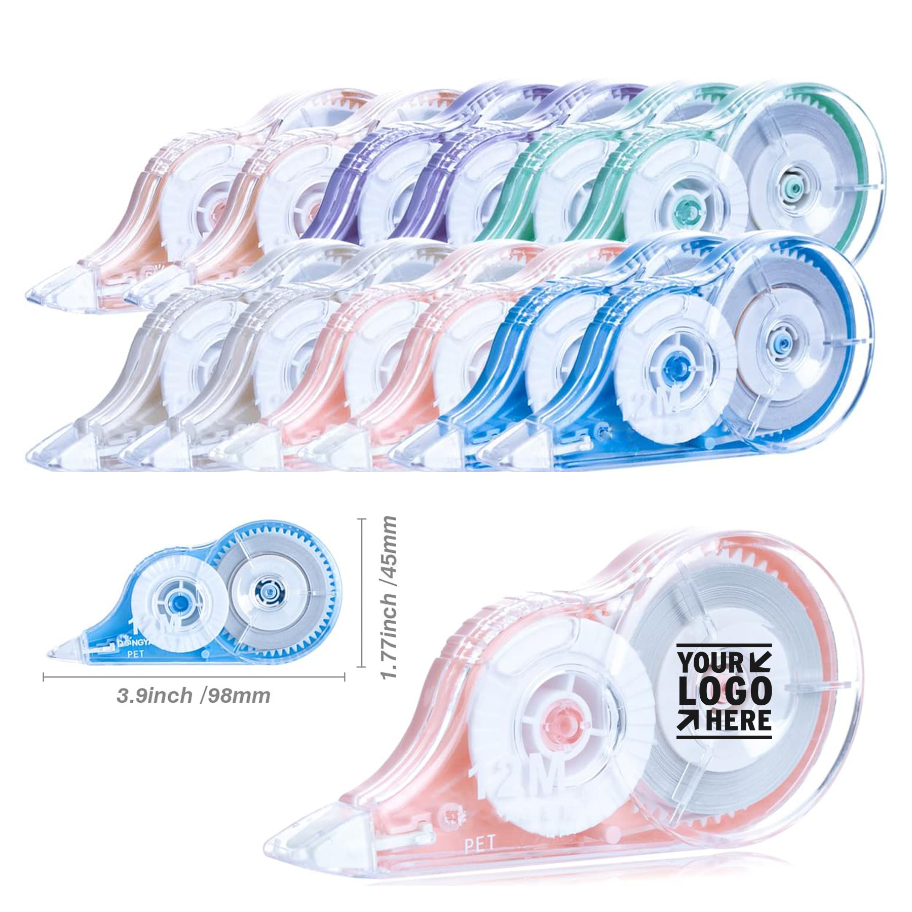 Easy To Use Applicator For Instant White Out Correction Tape 2