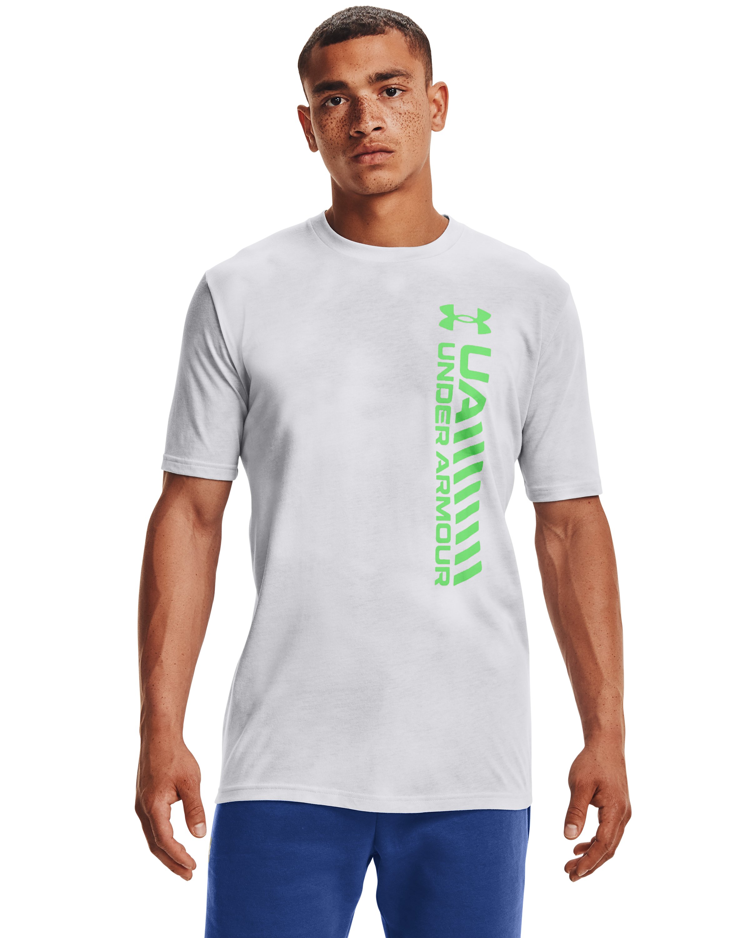 Men's UA Vertical Afterburn Echo Short Sleeve  2