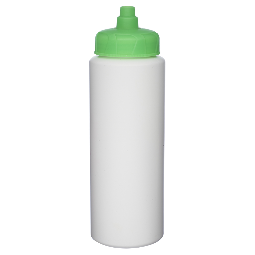32 oz. HDPE Plastic Water Bottles with Quick Shot Lid - USA Made - BPA Free 5