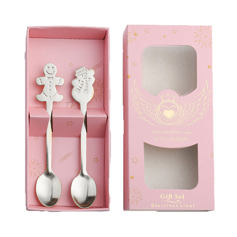 Christmas Stainless Steel Spoon Set 2