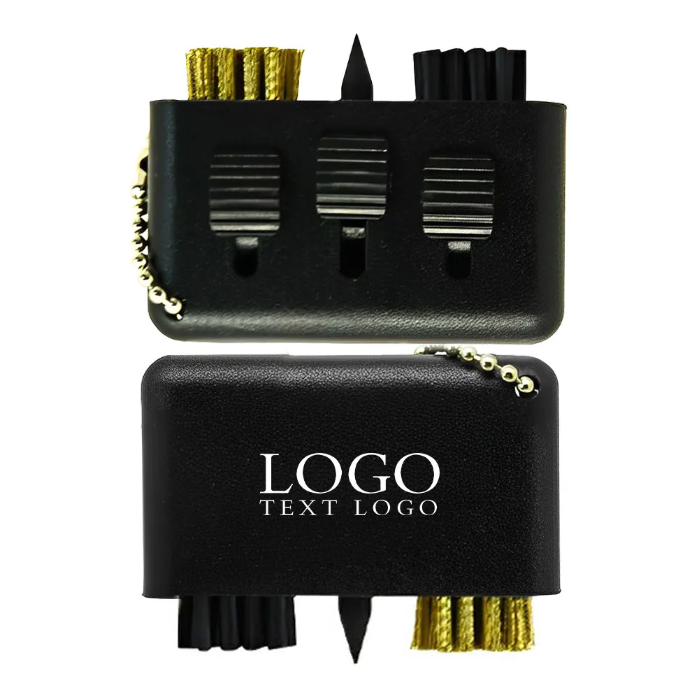 Plastic Mini 3-In-1 Golf Brush Keychain 7