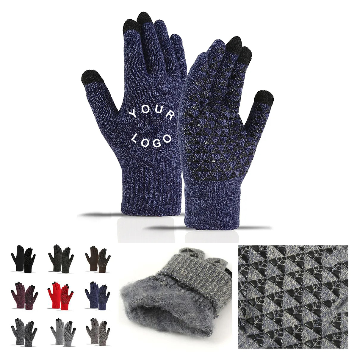 Durable Touchscreen Knit Gloves for Daily Wear 6