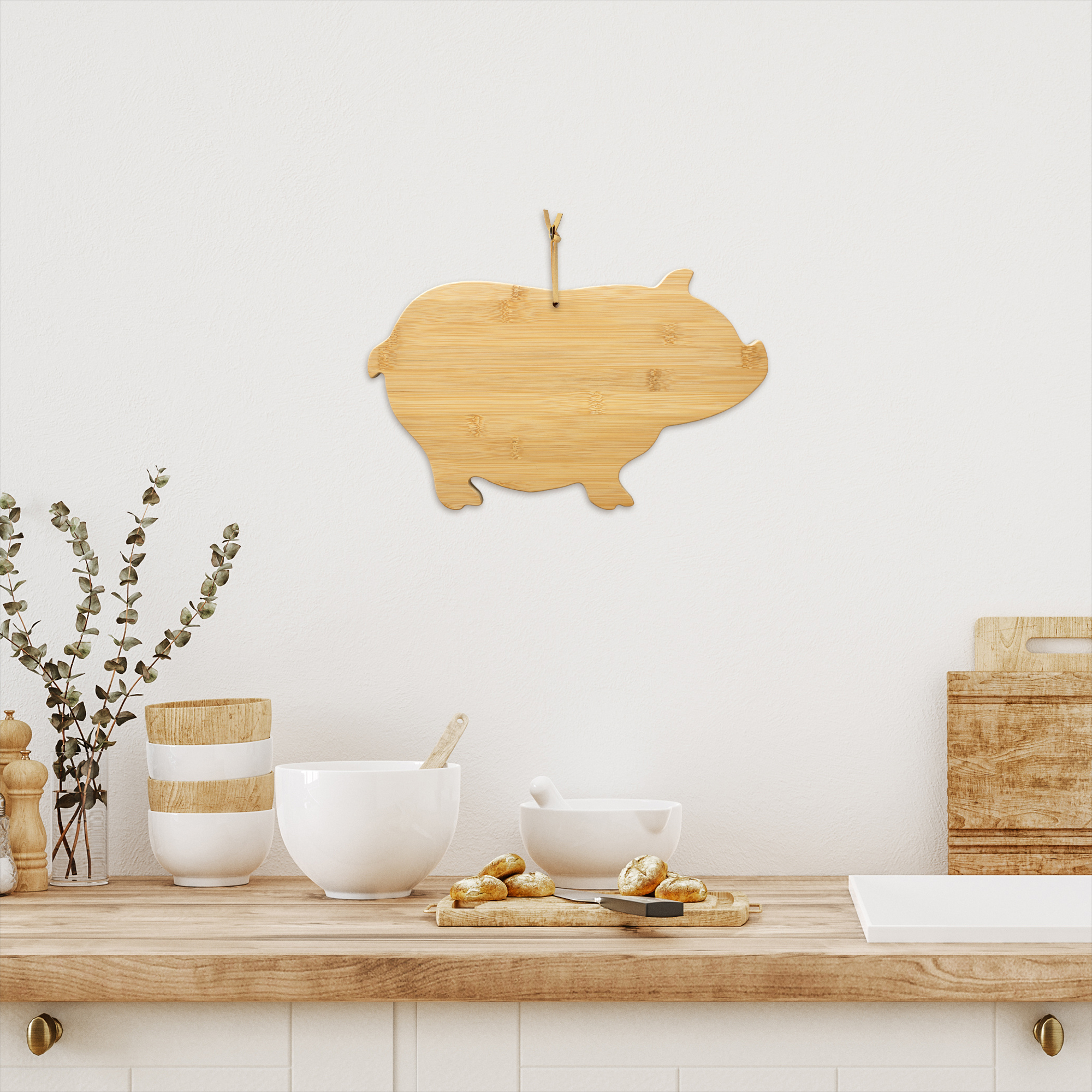 Pig Shaped Cutting & Serving Board 4