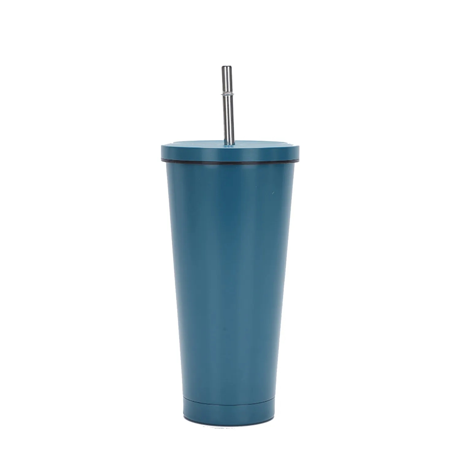Stainless Steel Straw Thermos Cup 1