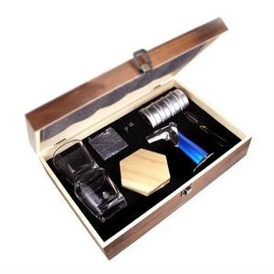 Cocktail Smoker Set with Whisky Glasses Ice Stones 5
