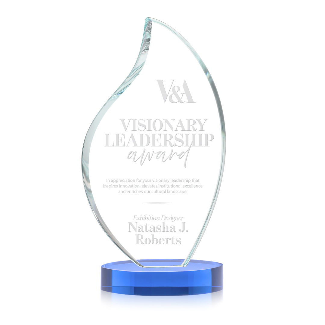 Odessy Flame Award on Alberton Base - Sky Blue 12