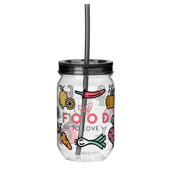 Fiesta Mason Jar Tumbler - 22 Oz. 3