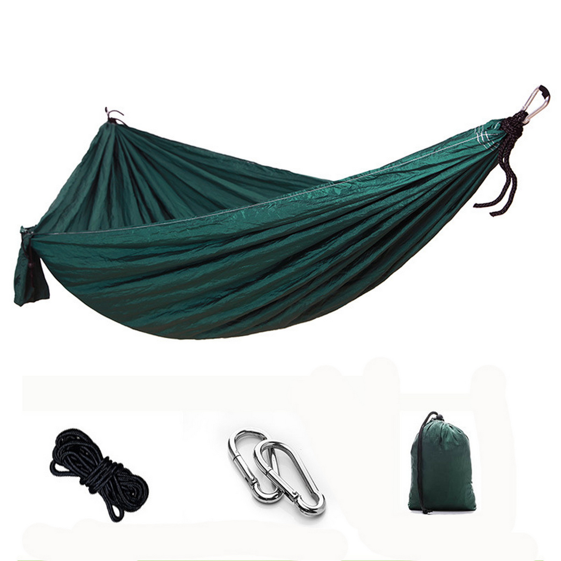 Portable Lightweight Nylon Swing Bed Hammock 12