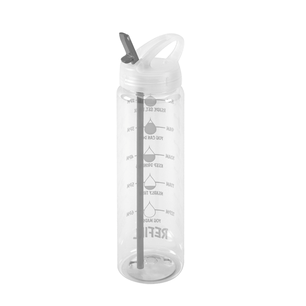 Water Bottle with Flip Up Spout & Hydration Mark  - 32 Oz. 16