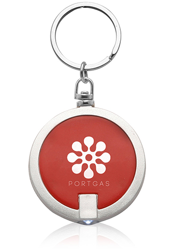 Round LED Keychains 12
