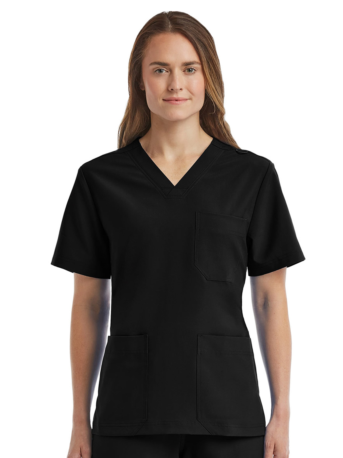 ScrubJoy Fit-4-All - Unisex Three-Pocket V-Neck Top 5