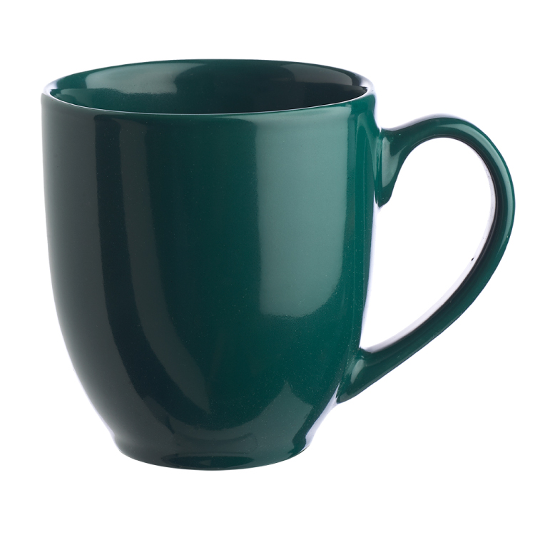 16 oz. Bistro Glossy Coffee Mug with Ceramic Coaster Set - Colors 5