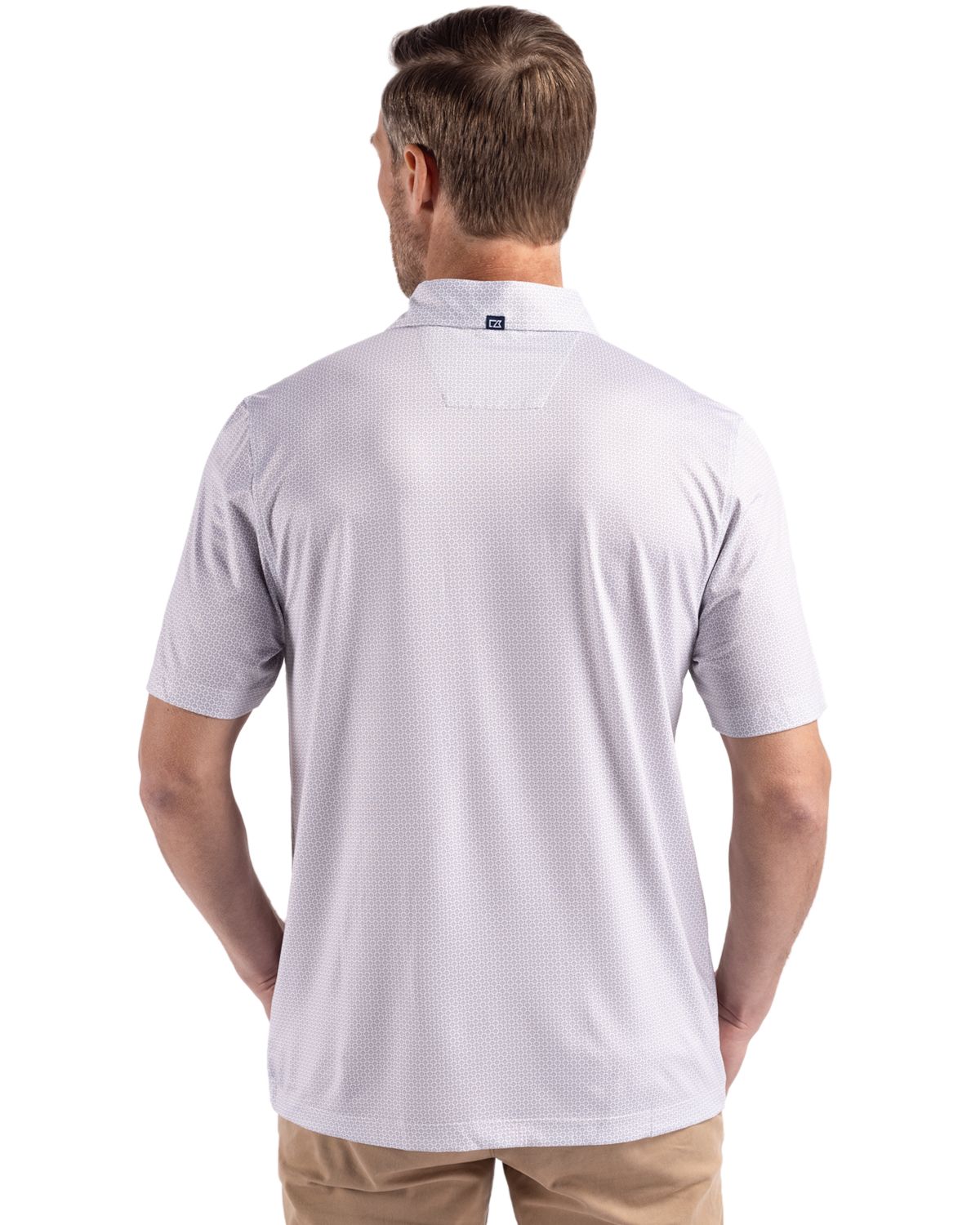 Cutter & Buck Pike Recycled Diamond Dot Print Mens Polo 28