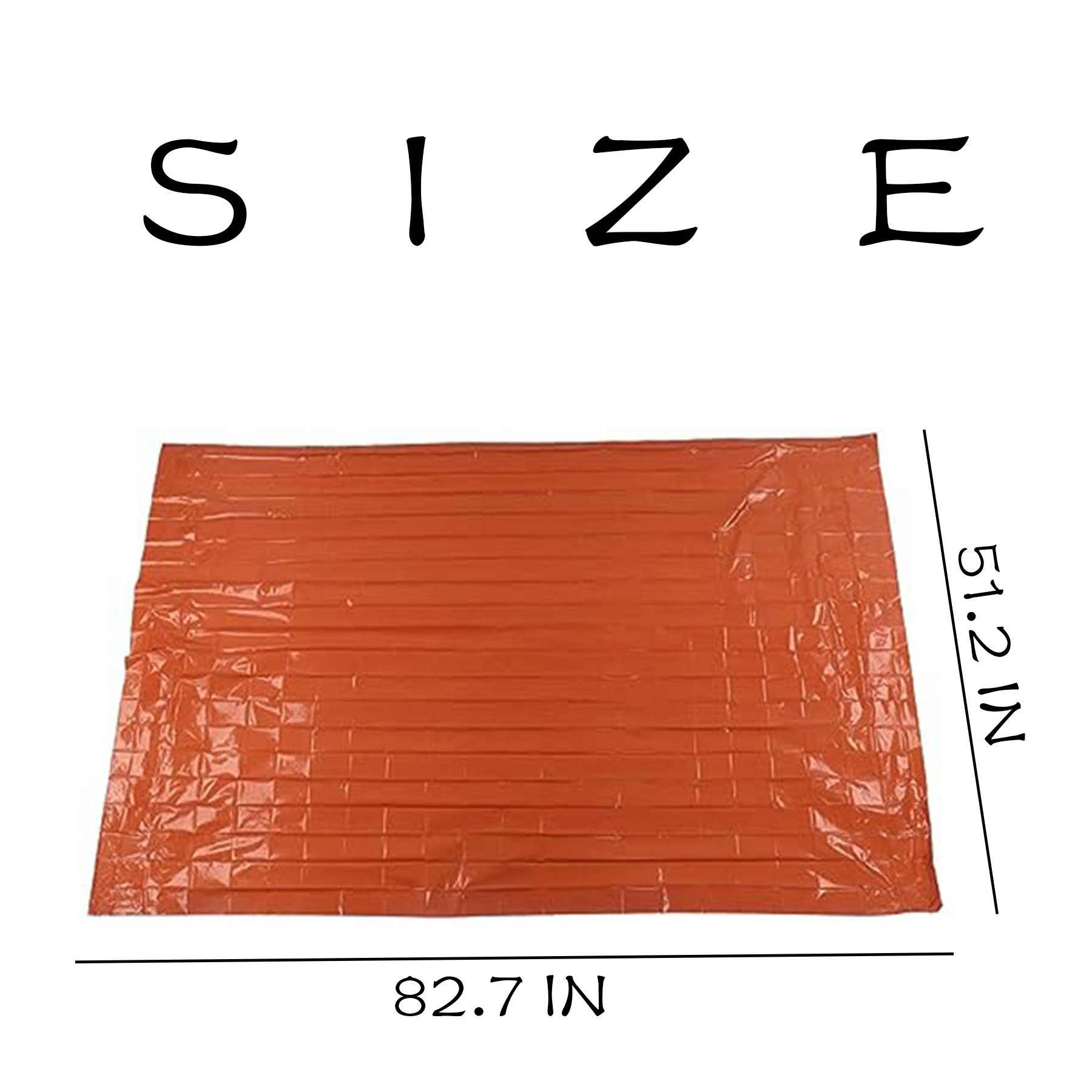 Polyethylene Outdoor Camping Heatstroke Rescue Blanket 6