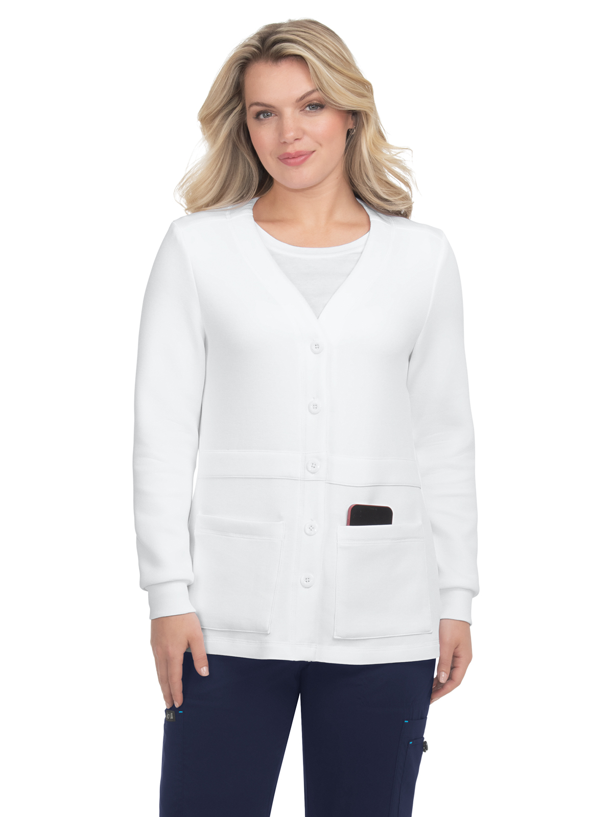koi - Essentials - Women's Two-Pocket Cardigan-Style Clarissa Sweater 4
