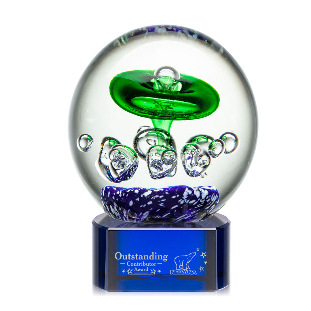 Aquarius Award on Paragon Base - Blue 10